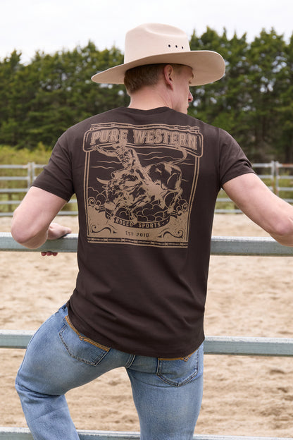 Pure Western Mens Rodeo Short Sleeve Tee