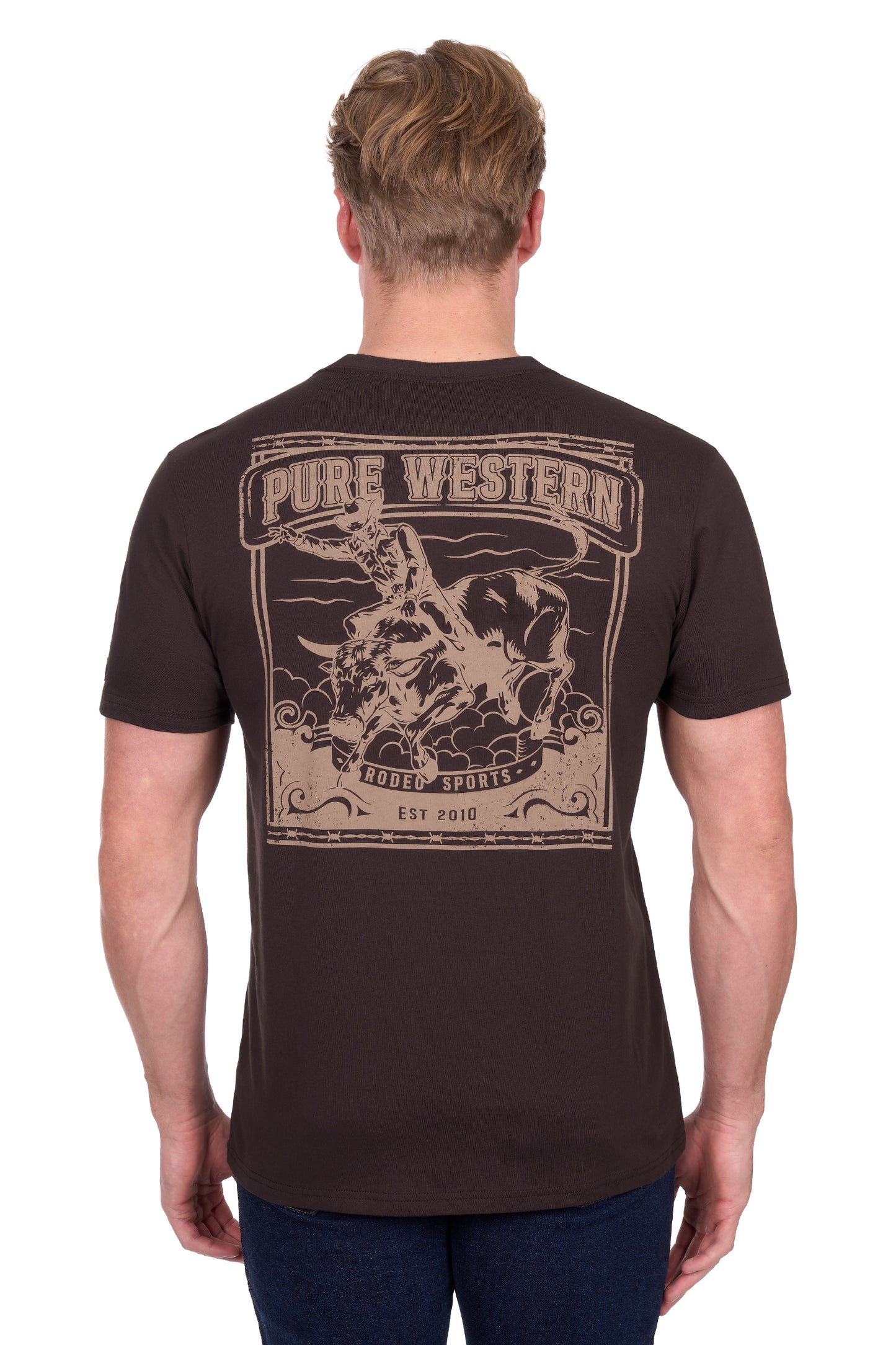 Pure Western Mens Rodeo Short Sleeve Tee