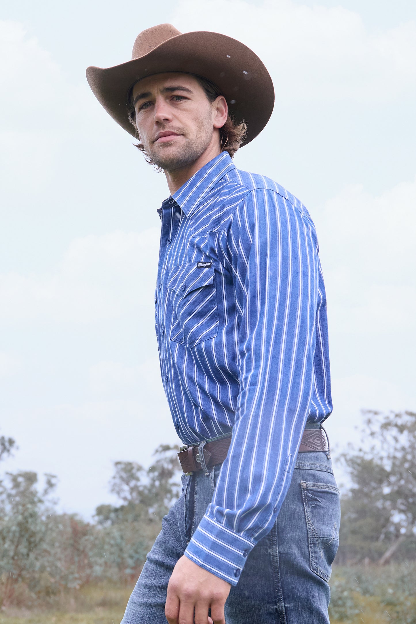 Wrangler Mens Roy Long Sleeve Shirt
