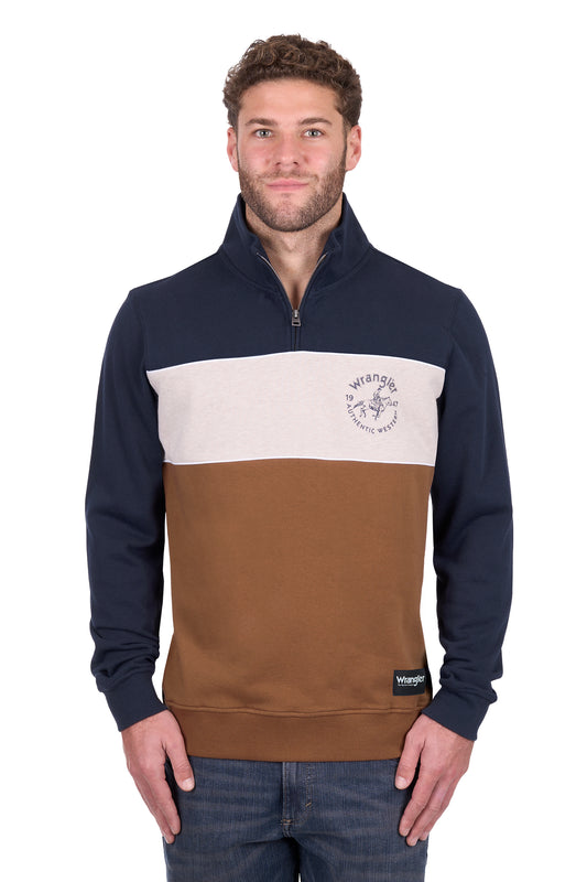 Wrangler Mens Steve 1/4 Zip Pullover