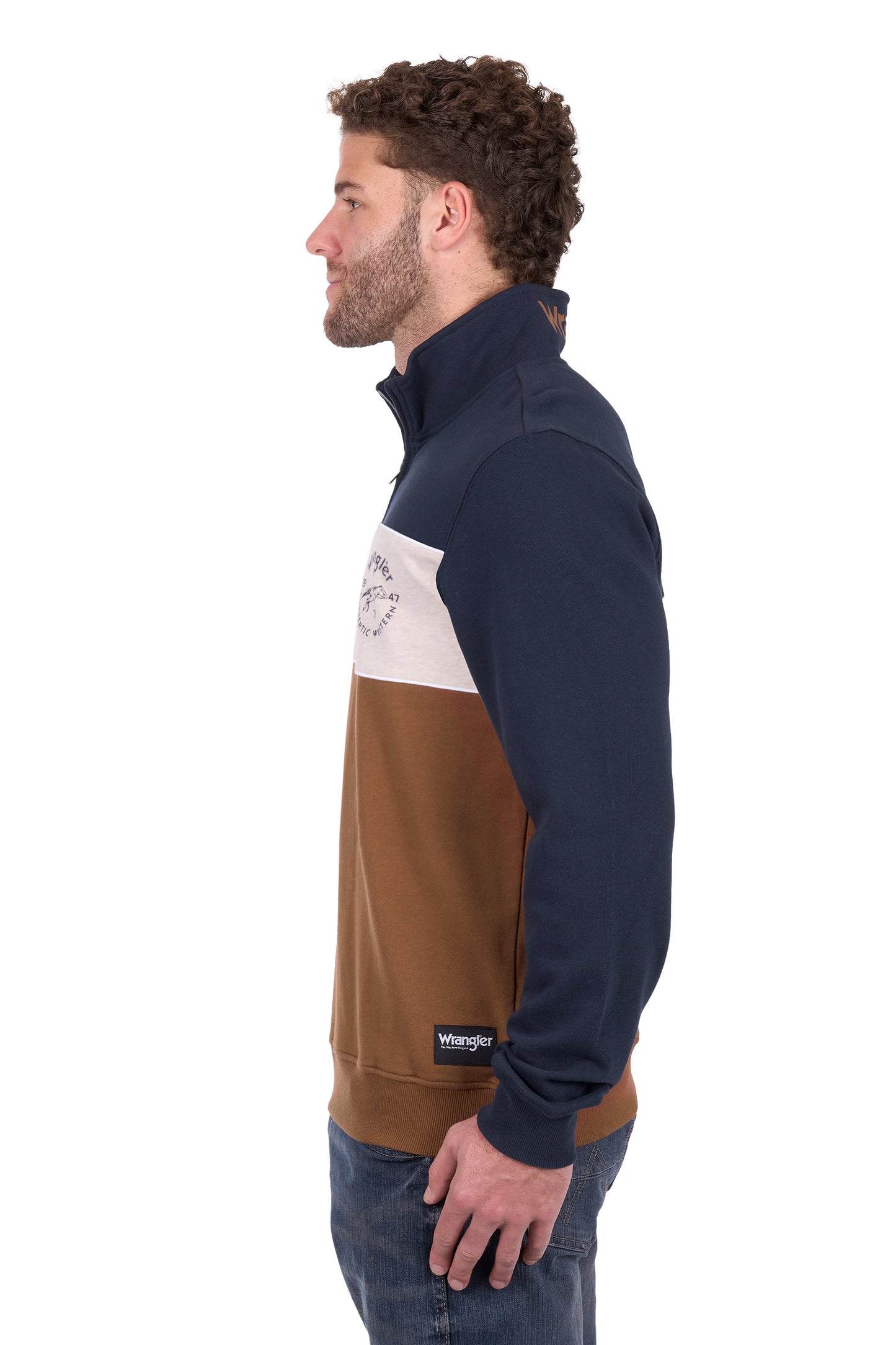 Wrangler Mens Steve 1/4 Zip Pullover