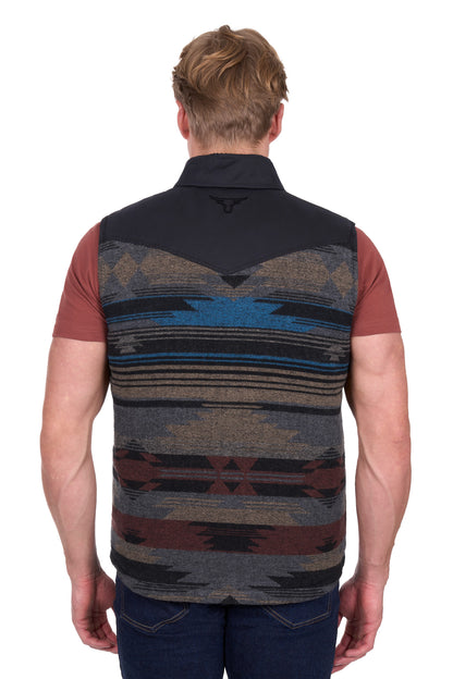 Pure Western Mens Trevor Reversible Vest