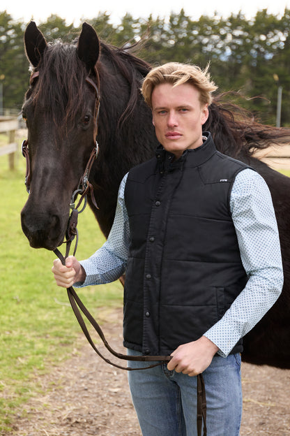 Pure Western Mens Trevor Reversible Vest
