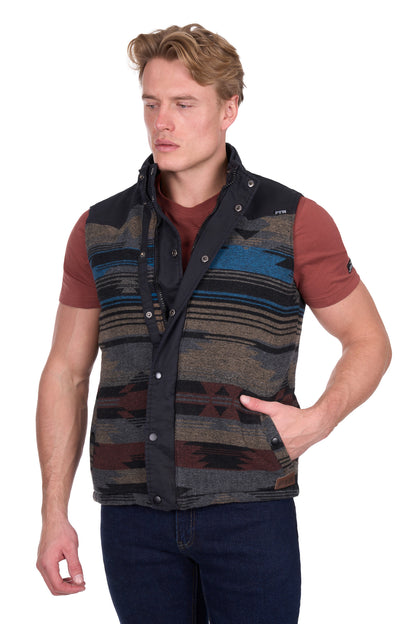 Pure Western Mens Trevor Reversible Vest