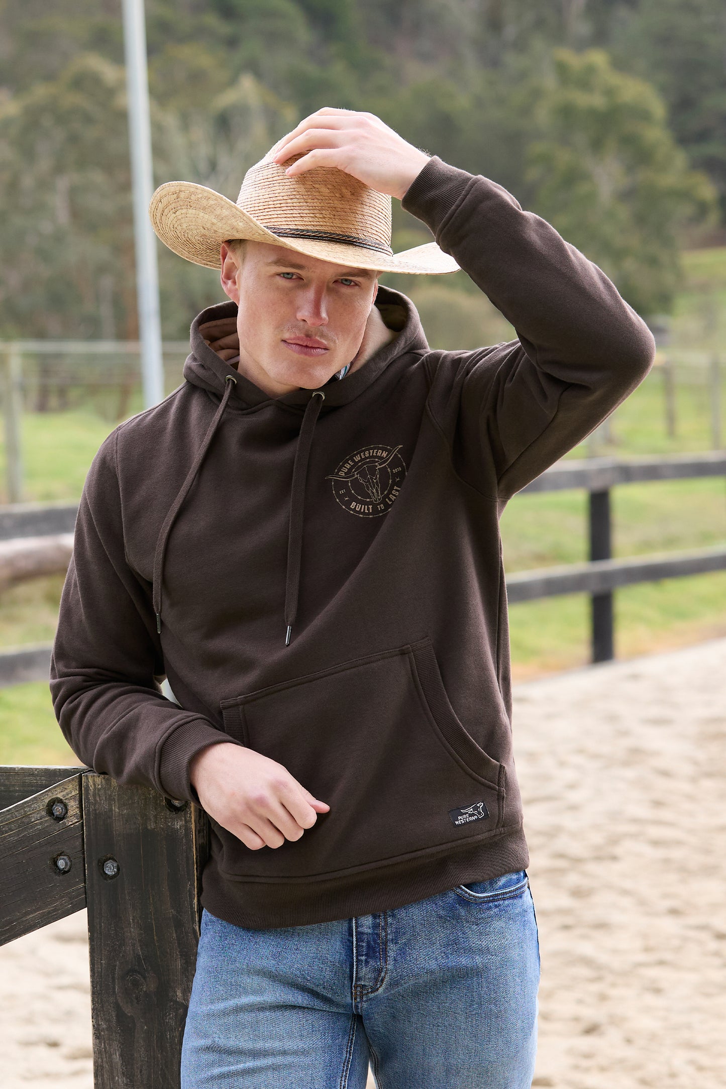 Pure Western Mens Walker Hoodie