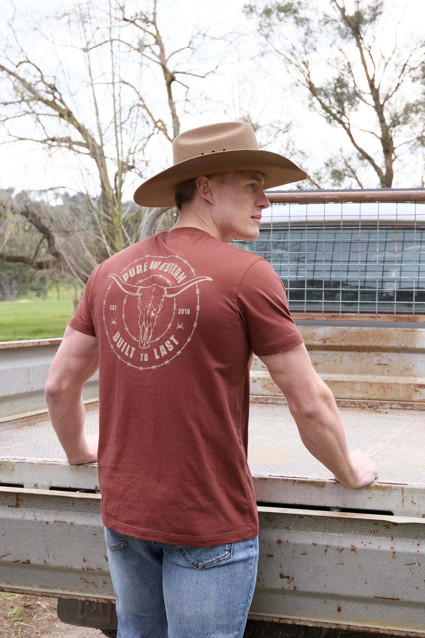 Pure Western Mens Walker Short Sleeve Tee