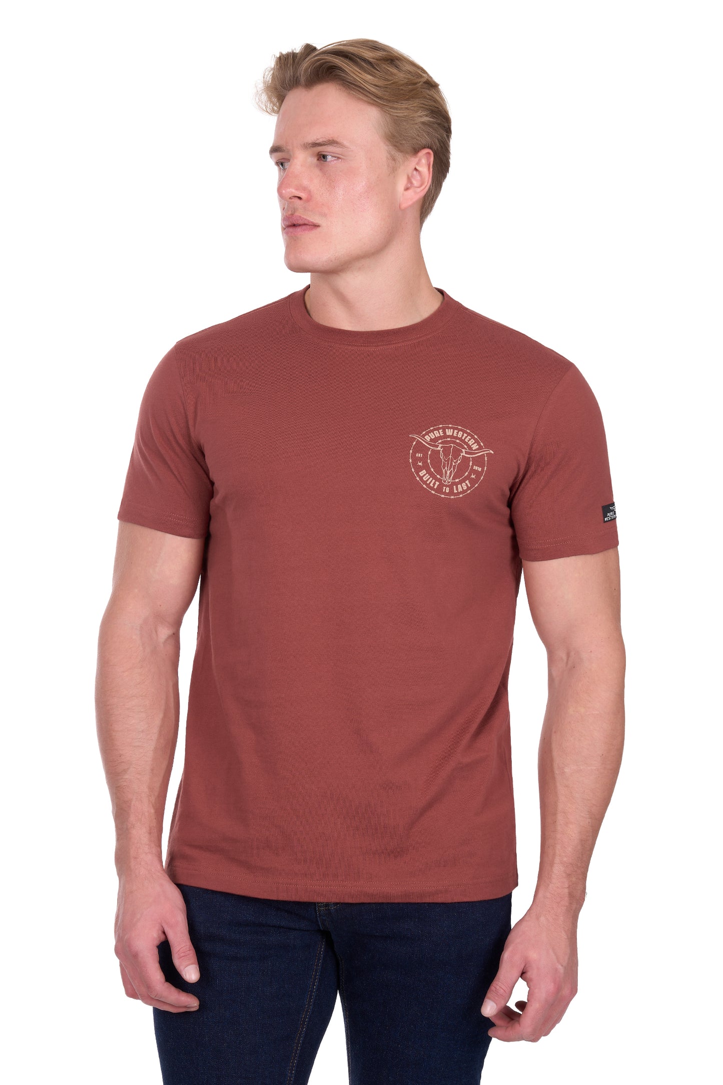 Pure Western Mens Walker Short Sleeve Tee