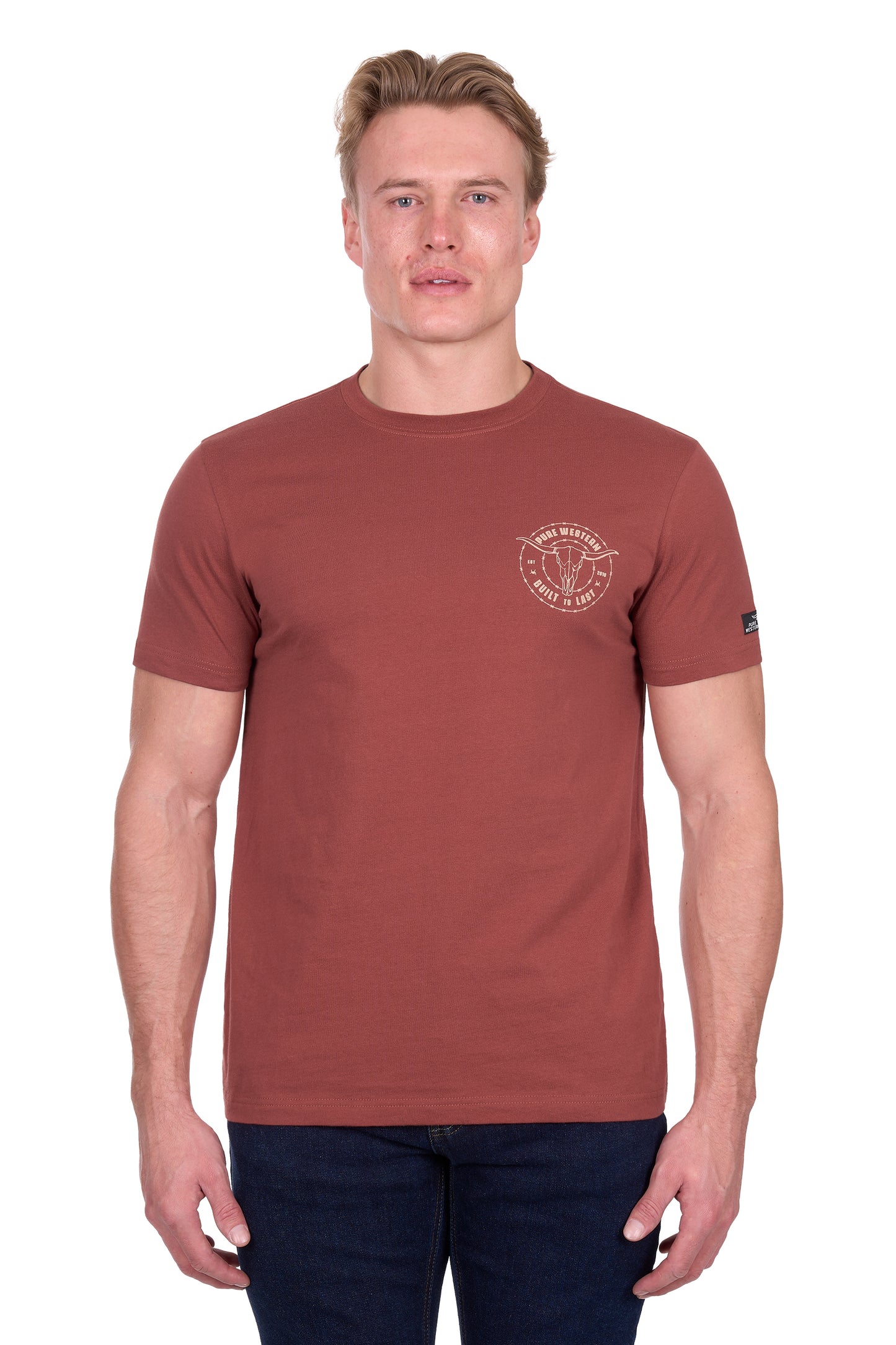 Pure Western Mens Walker Short Sleeve Tee