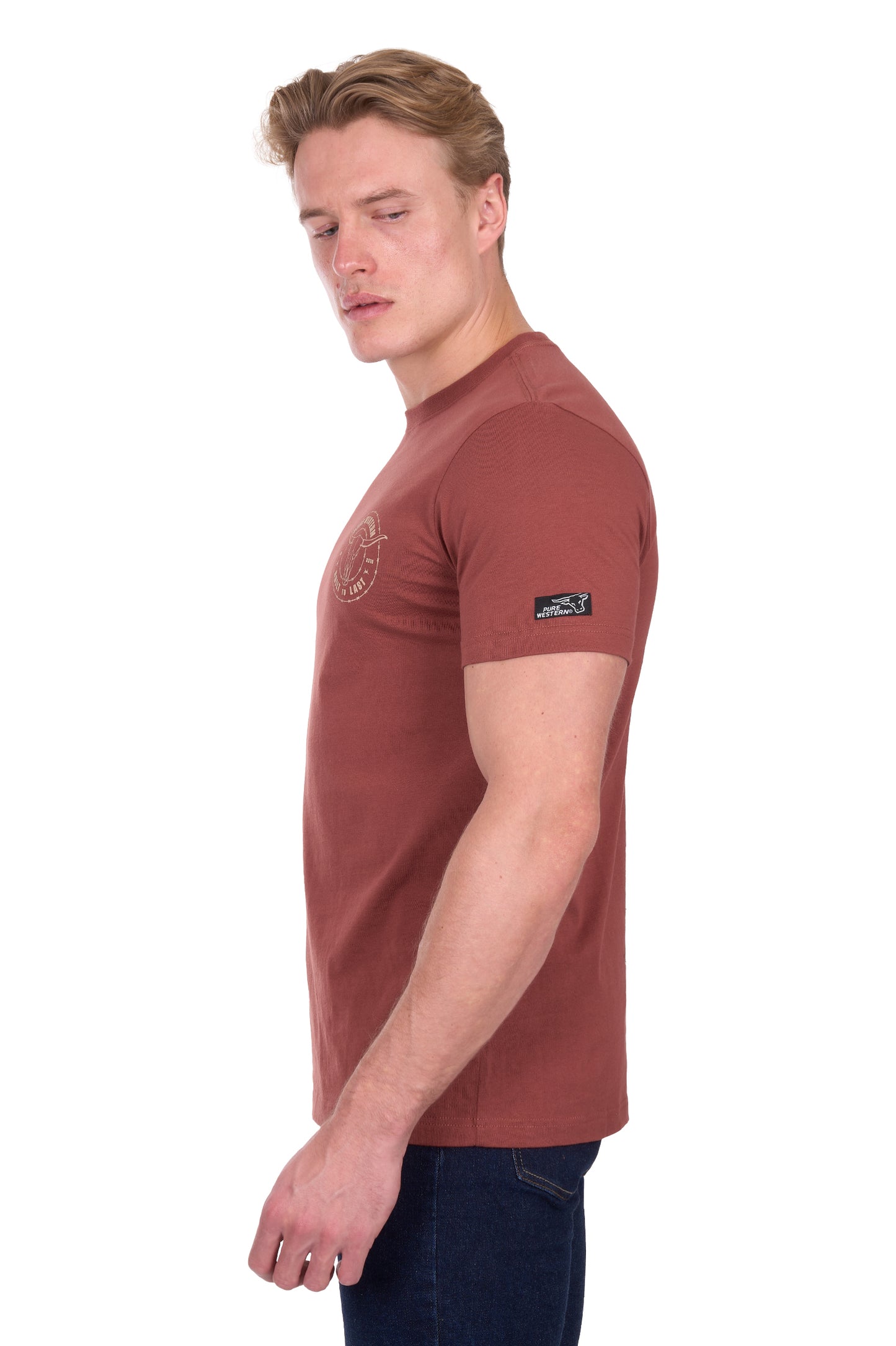 Pure Western Mens Walker Short Sleeve Tee