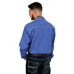 JUST COUNTRY MENS AUSTIN FULL BUTTON CHECK WORKSHIRT