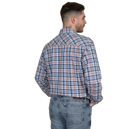 Just Country Mens Austin Full Button Print Workshirt