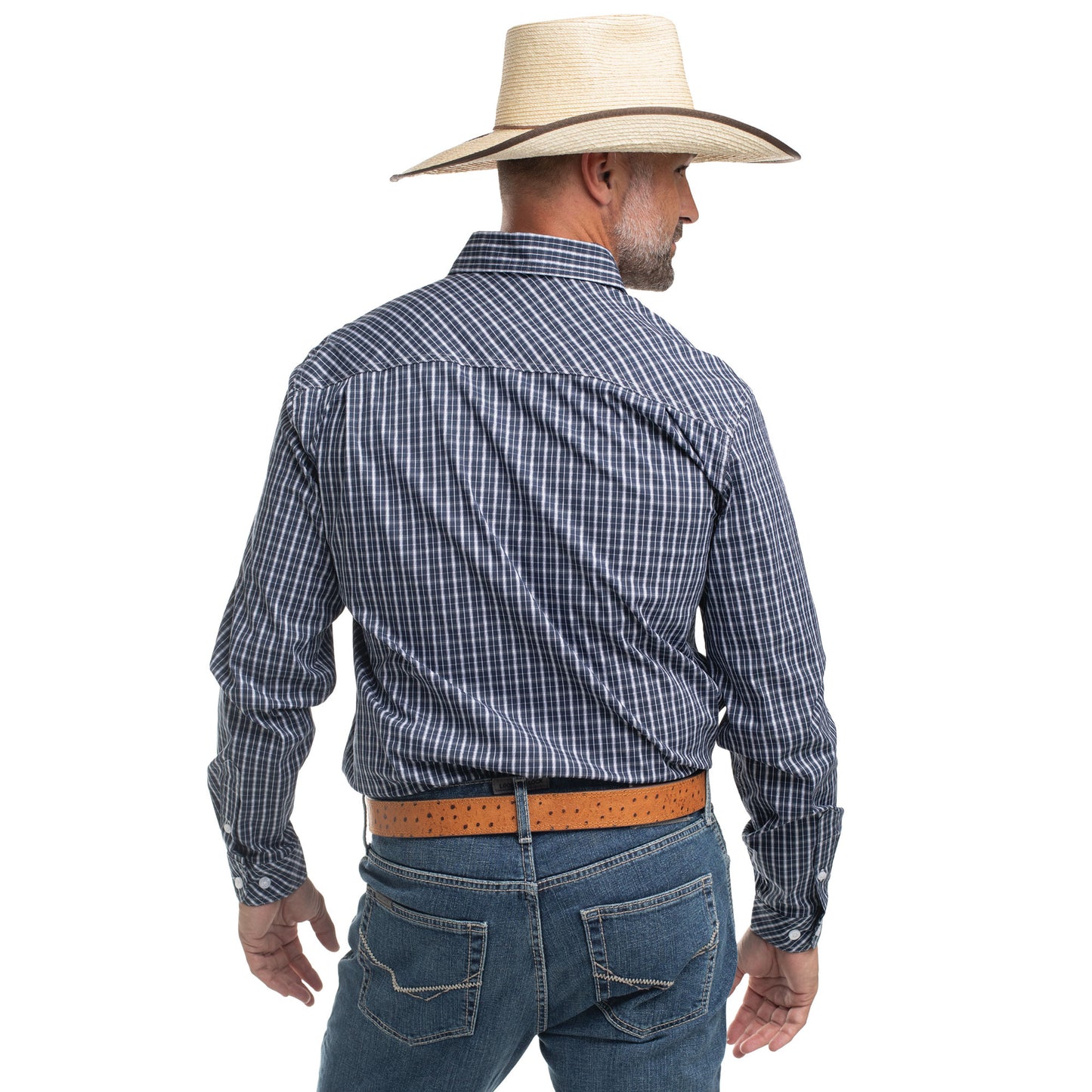Just Country Mens Austin Full Button Print Country Workshirt