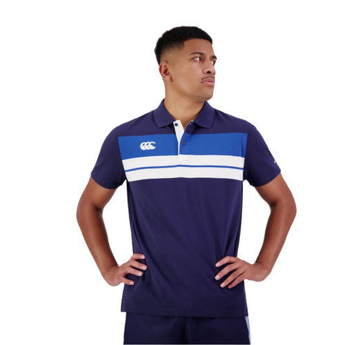 Canterbury Mens Chest Stripe Polo