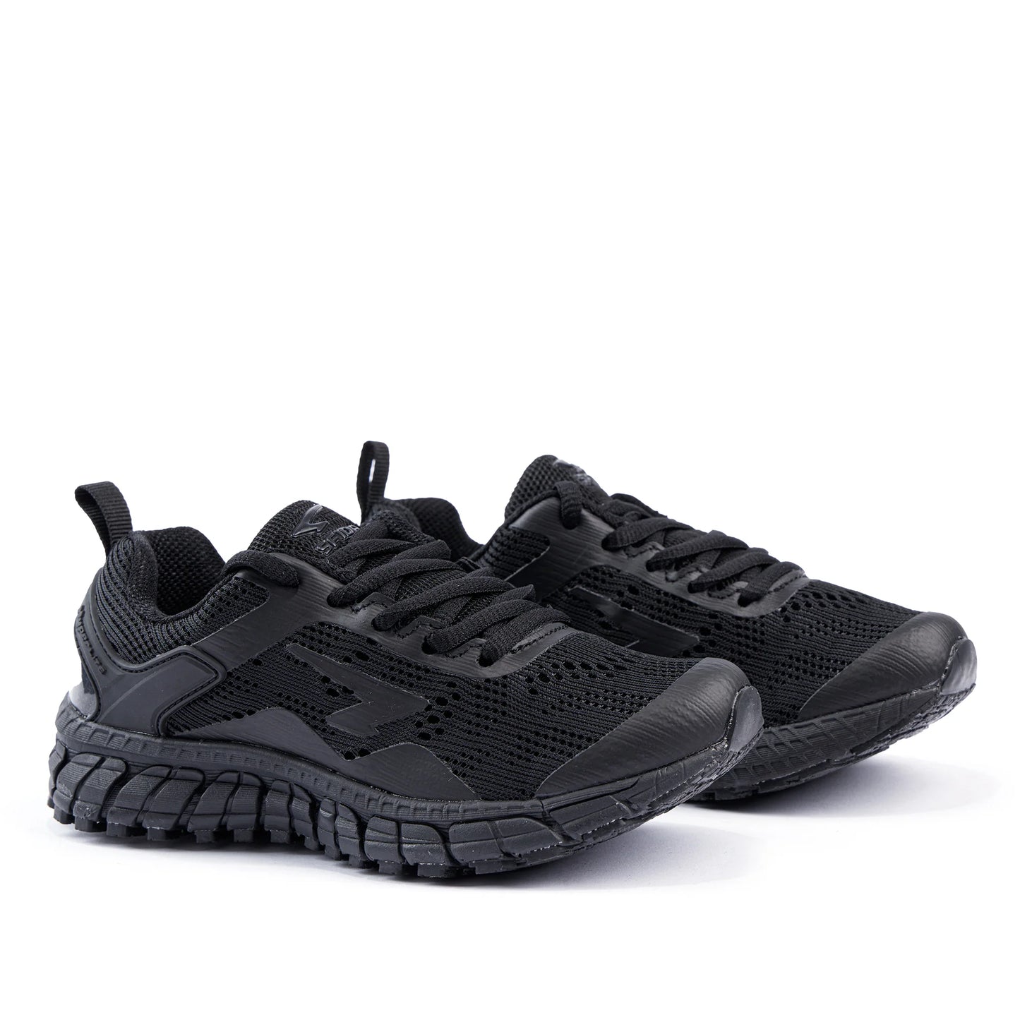 Sfida Onyx Junior Black Lace Up Shoes
