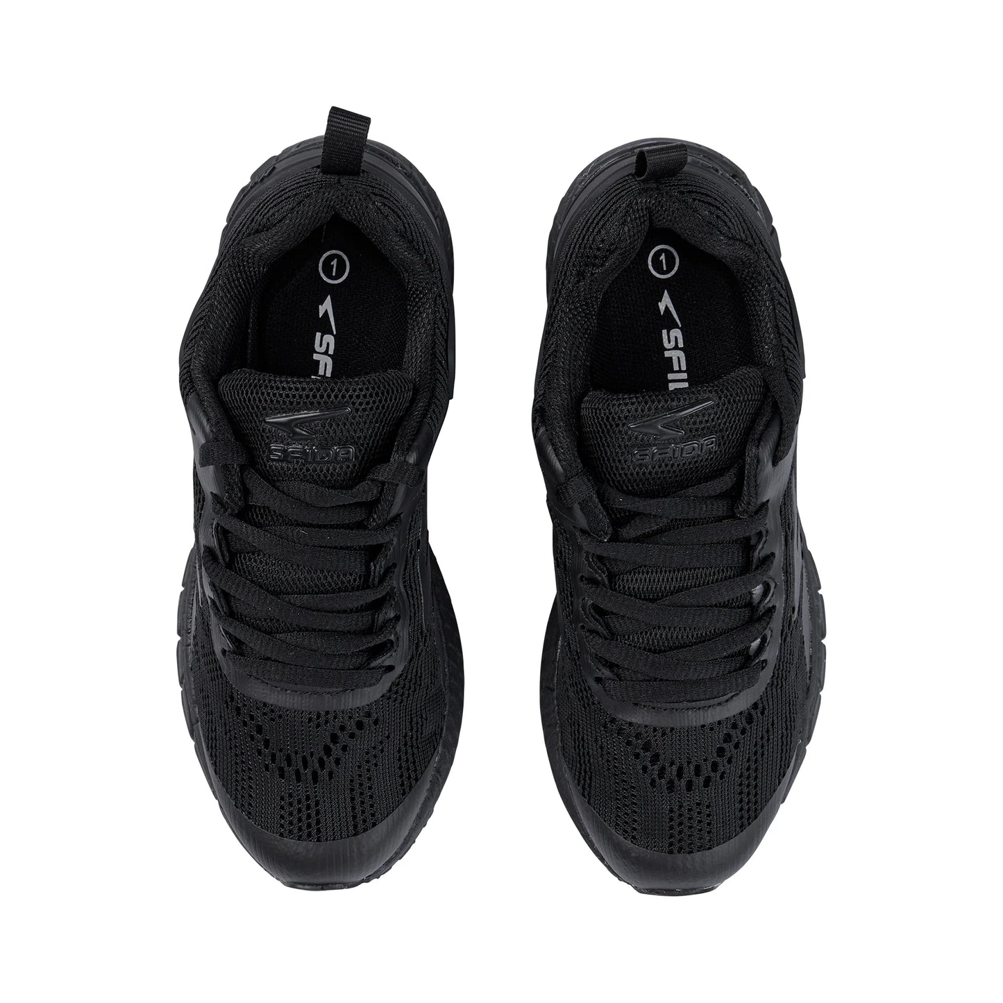 Sfida Onyx Junior Black Lace Up Shoes