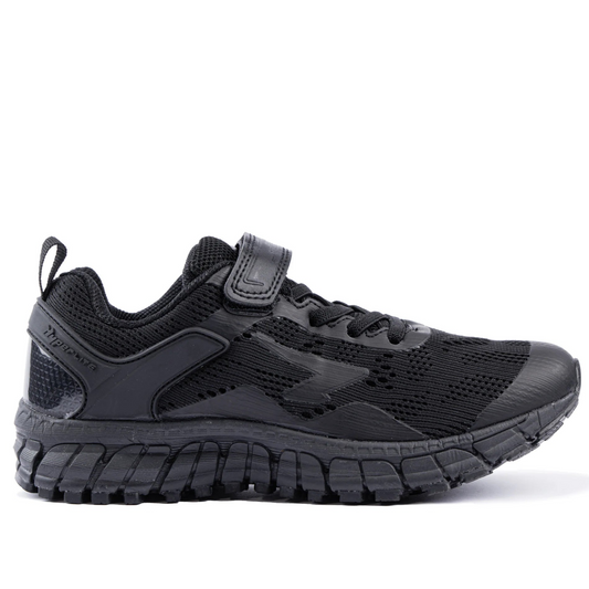 Sfida Onyx Junior Black Velcro Shoes