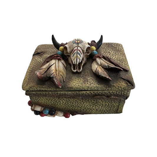 PURE WESTERN STEER HEAD JEWELLERY BOX