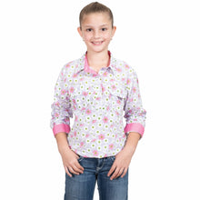 Load image into Gallery viewer, Just Country Girls Harper Long Sleeve Half Button Print Workshirt