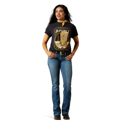 Ariat Womens Boot Cloche Short Sleeve Tee
