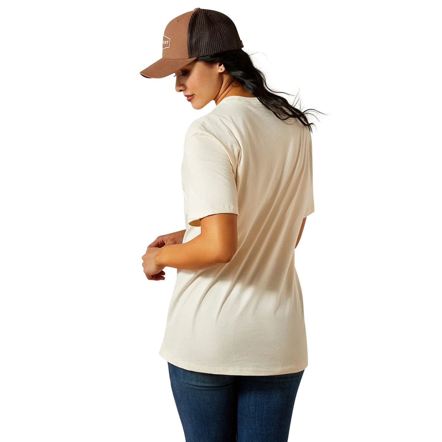 Ariat Womens Retro Block Poster Short Sleeve Tee