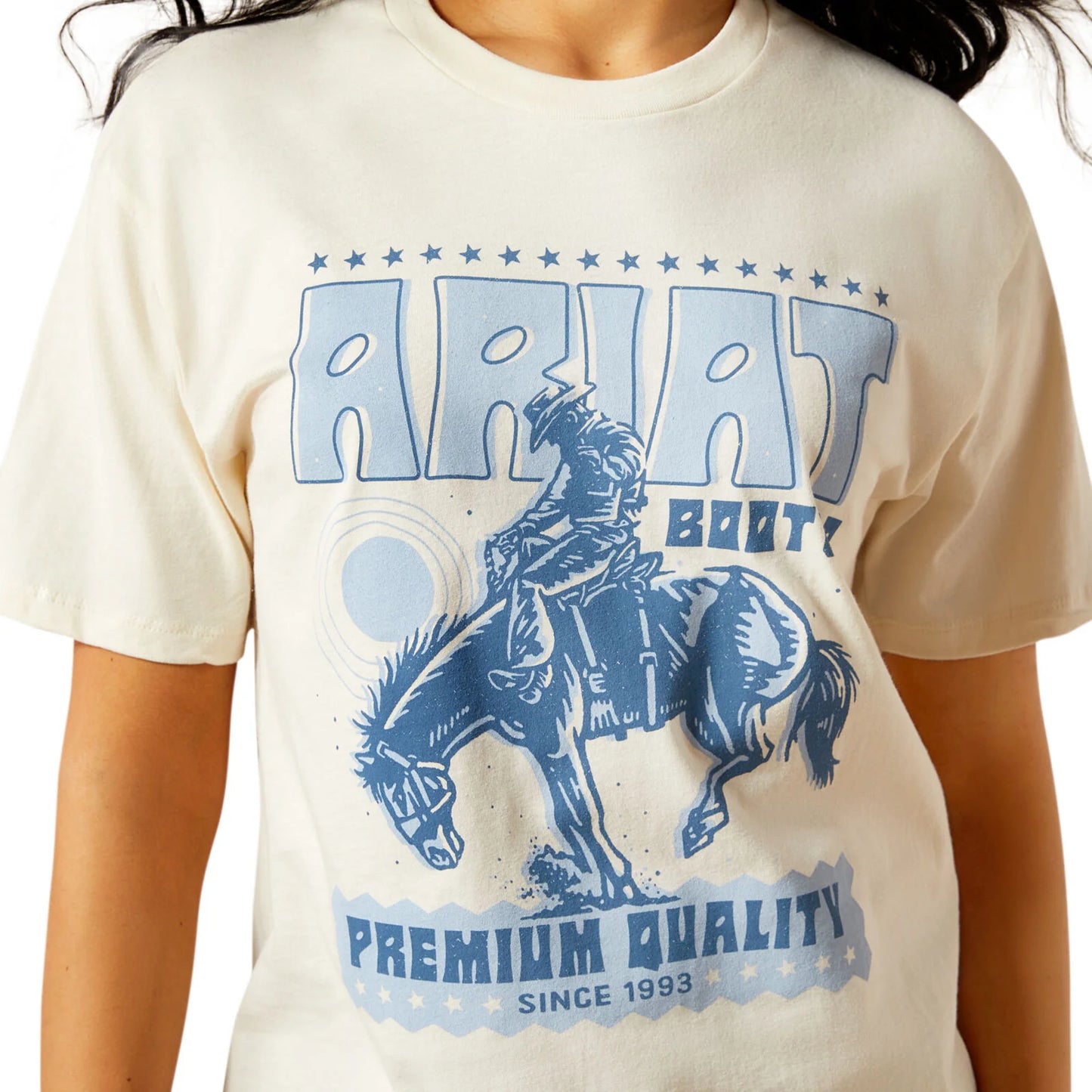 Ariat Womens Retro Block Poster Short Sleeve Tee
