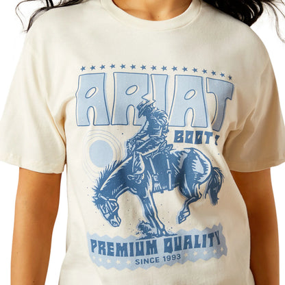 Ariat Womens Retro Block Poster Short Sleeve Tee