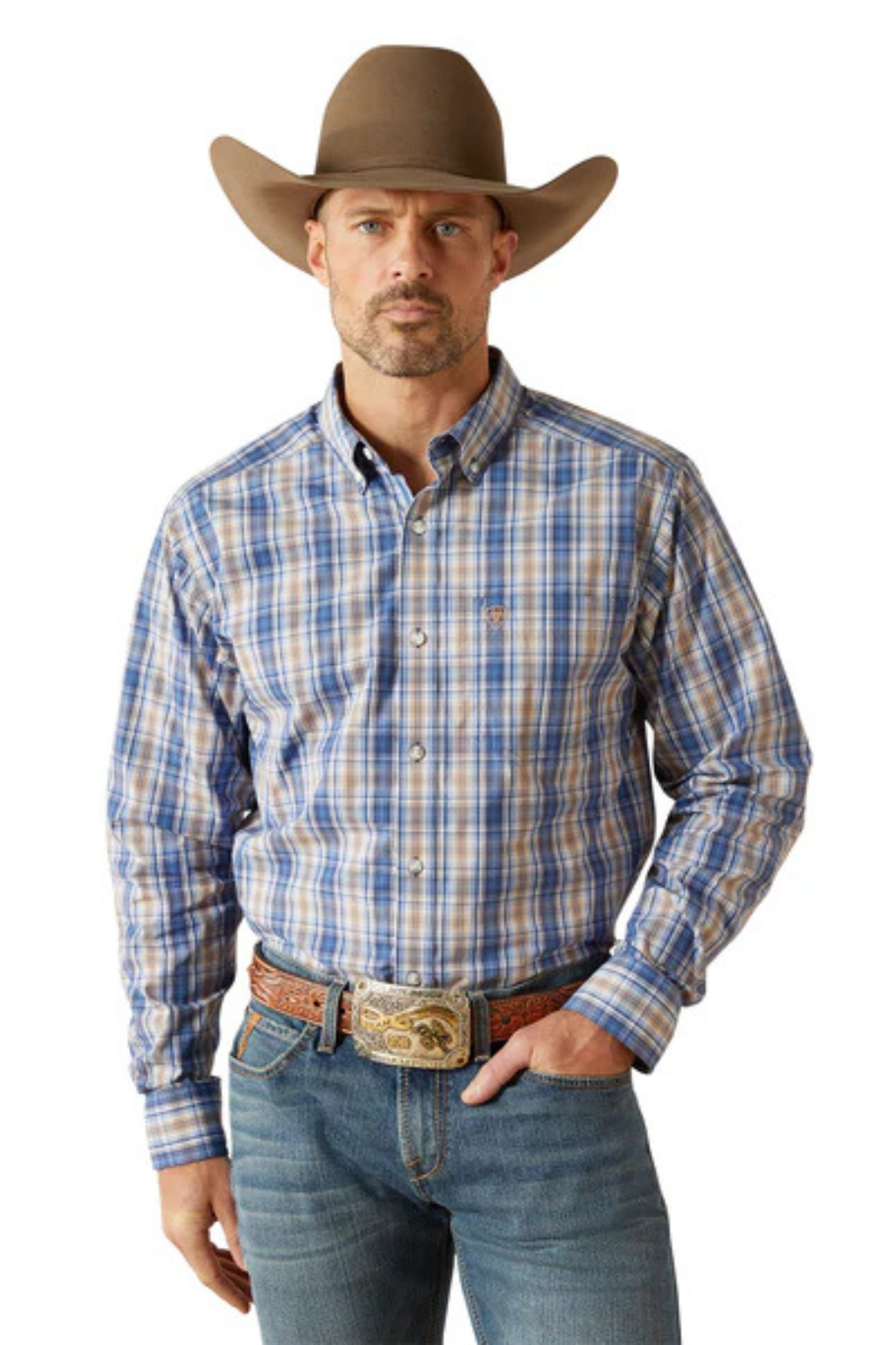 Ariat Mens Pro Series Sylvan Fitted Long Sleeve Shirt