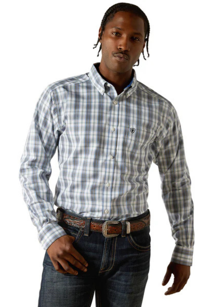 Ariat Mens Wrinkle Free Cody Fitted Long Sleeve Shirt