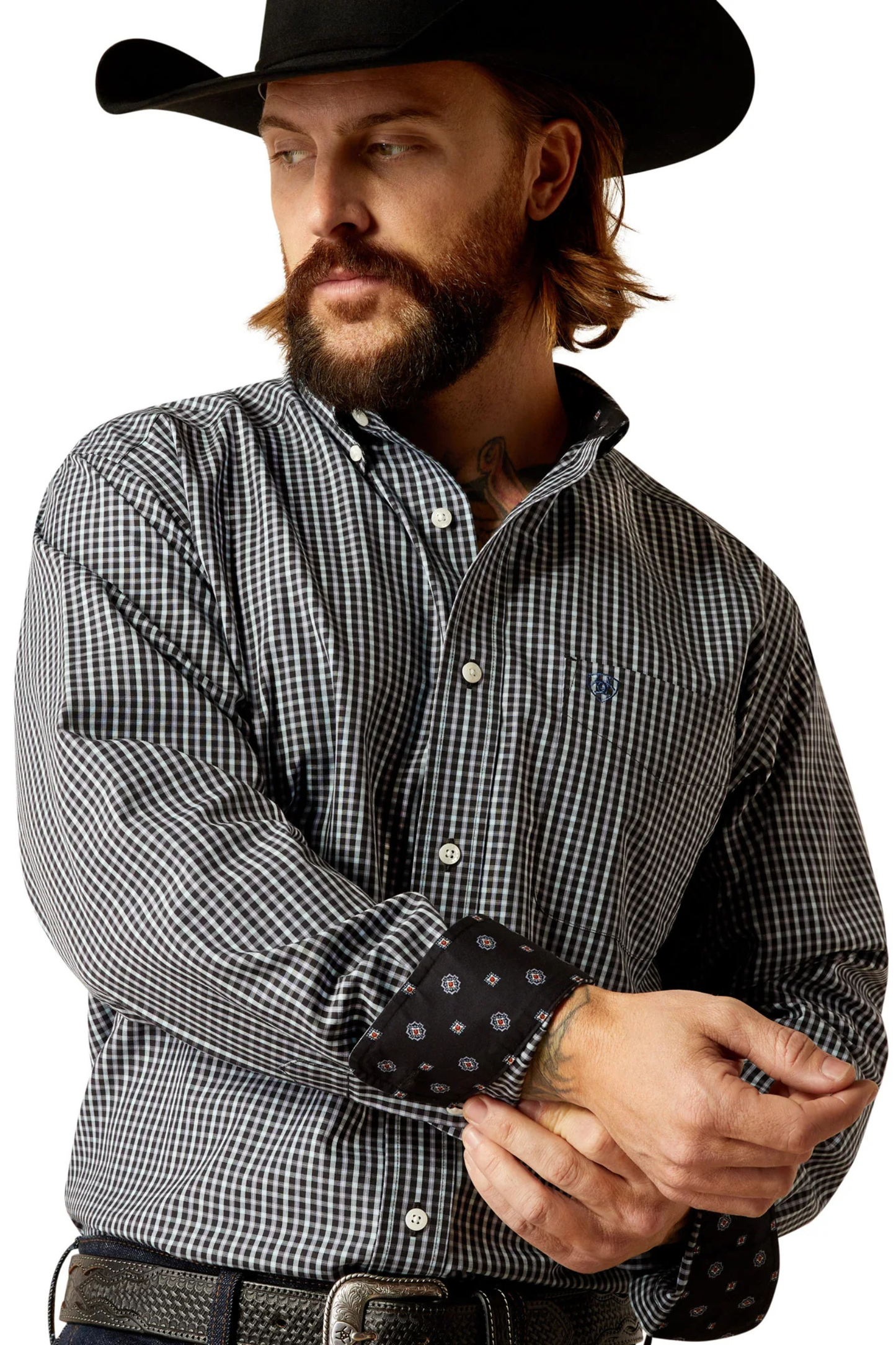 Ariat Mens Wrinkle Free Luther Long Sleeve Shirt