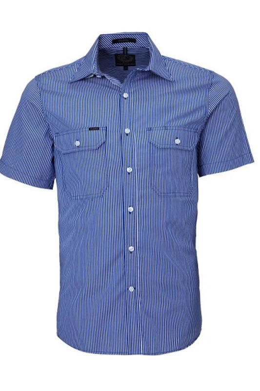 Pilbara Men's S/S Shirt Double Pockets