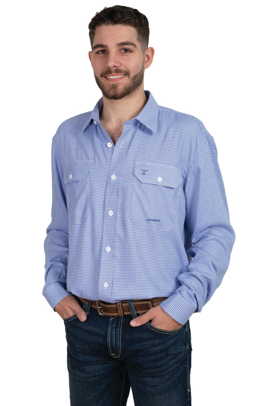 Just Country Mens Evan Bamboo Blend Workshirt