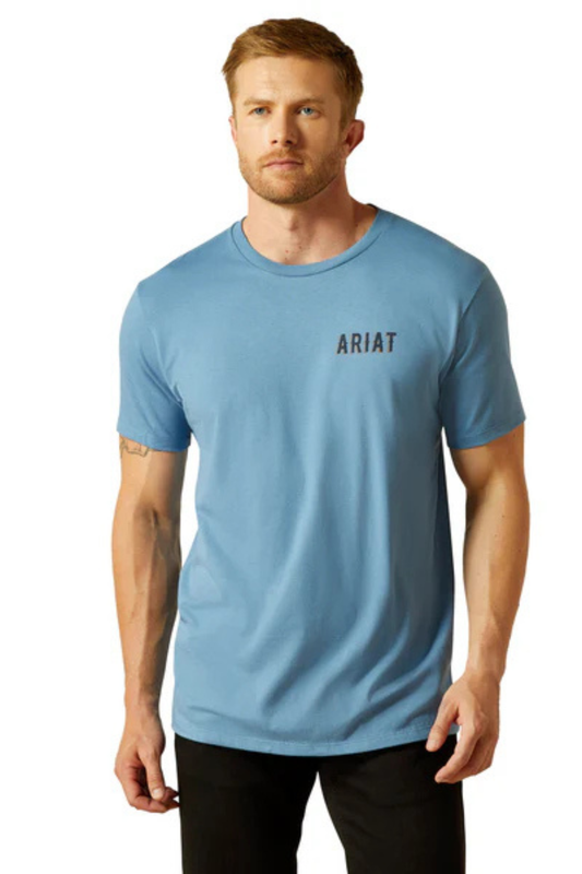 Ariat Mens Blazing Saddle Short Sleeve Tee