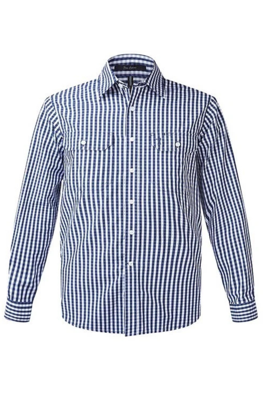 Pilbara Mens Check Long Sleeve Country Shirt