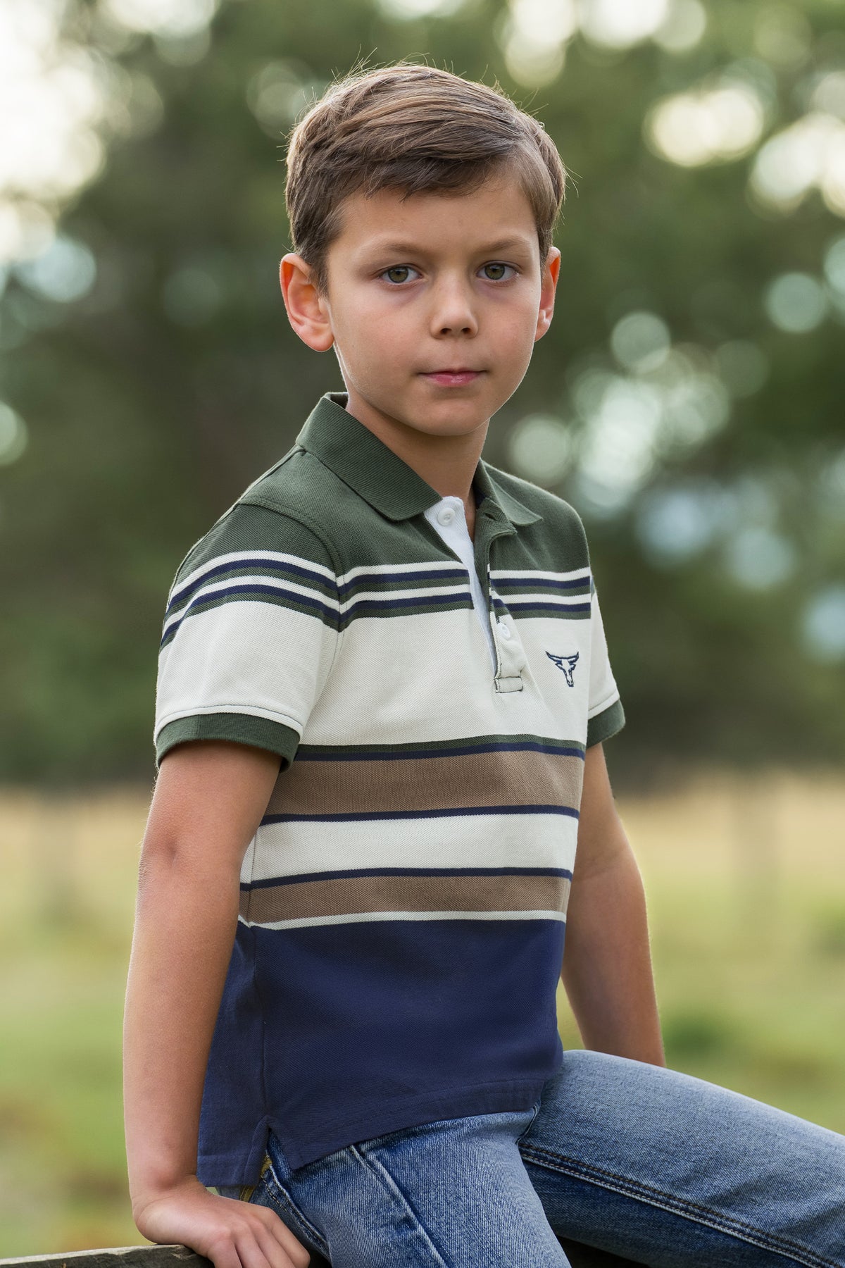 Pure Western Boys Jay Short Sleeve Polo
