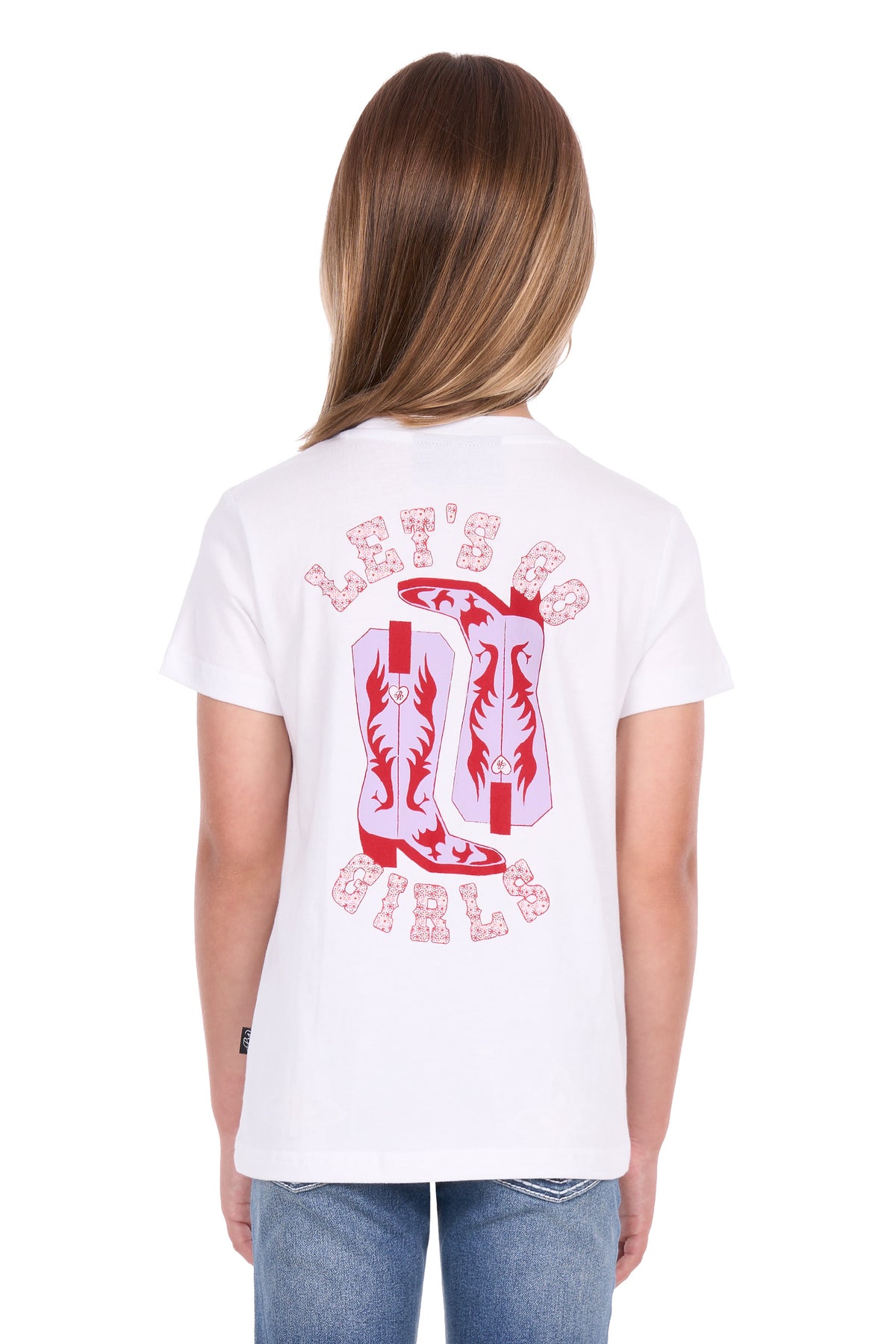 Pure Western Girls Amelia Relaxed Short Sleeve Tee