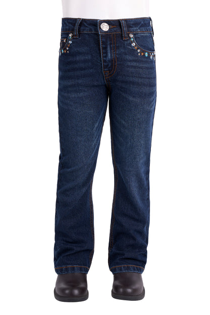 Pure Western Girls Blossom Boot Cut Jeans