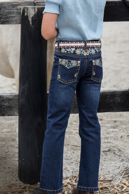 Pure Western Girls Blossom Boot Cut Jeans