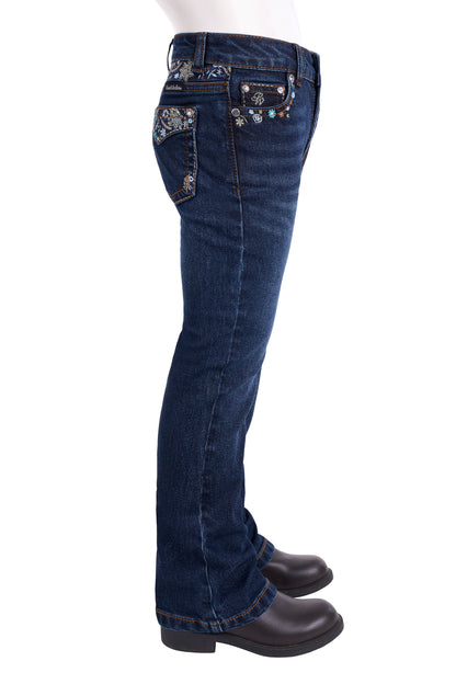 Pure Western Girls Blossom Boot Cut Jeans