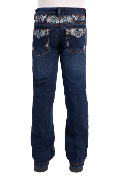 Pure Western Girls Blossom Boot Cut Jeans