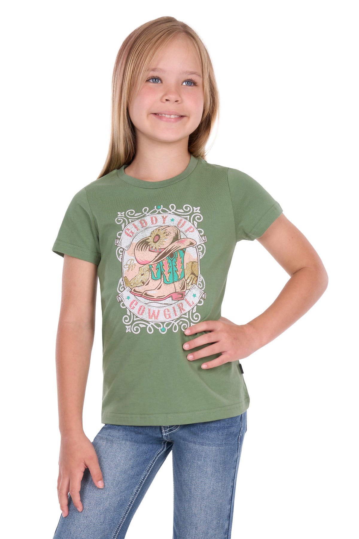 Pure Western Girls Ella Short Sleeve Tee