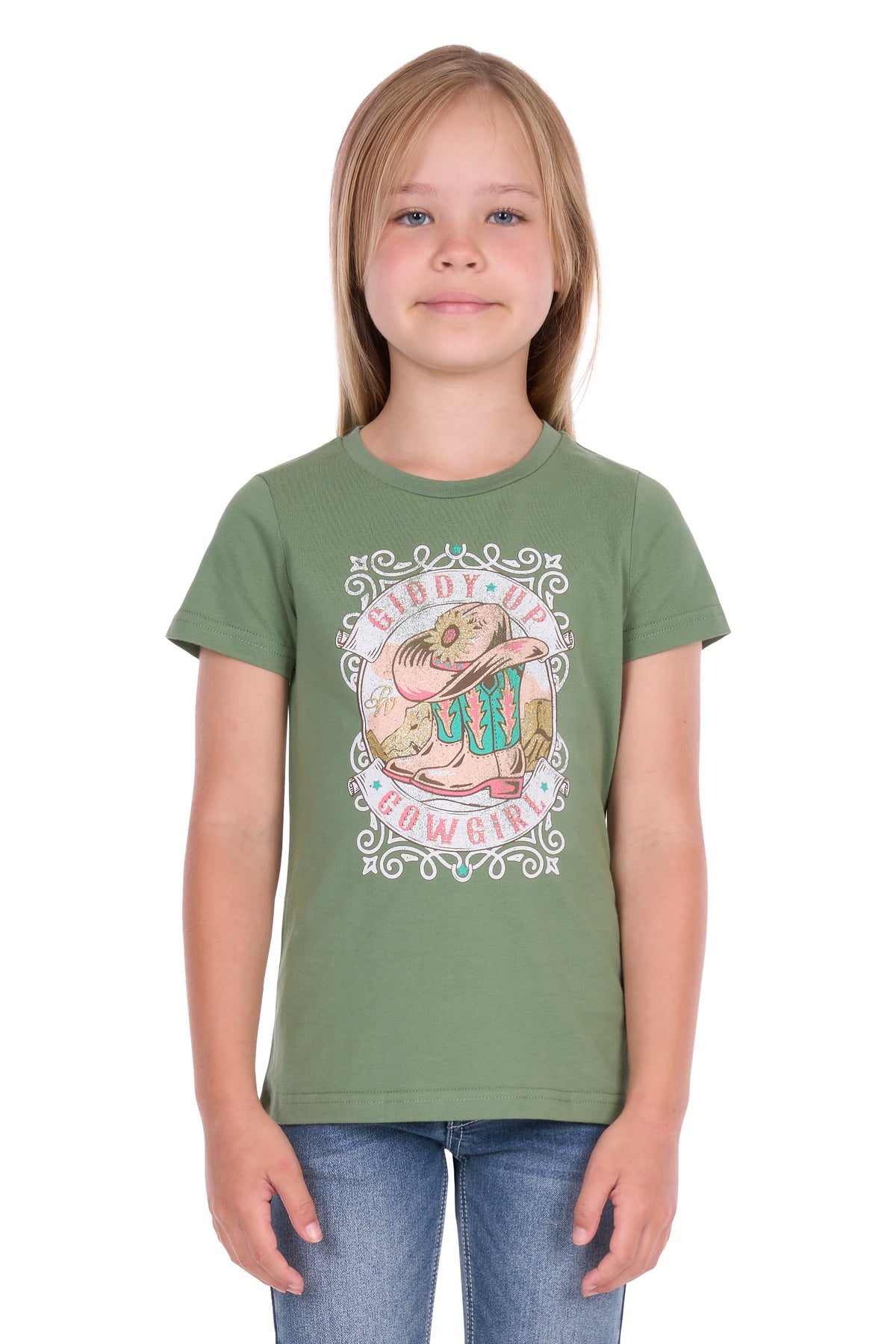 Pure Western Girls Ella Short Sleeve Tee