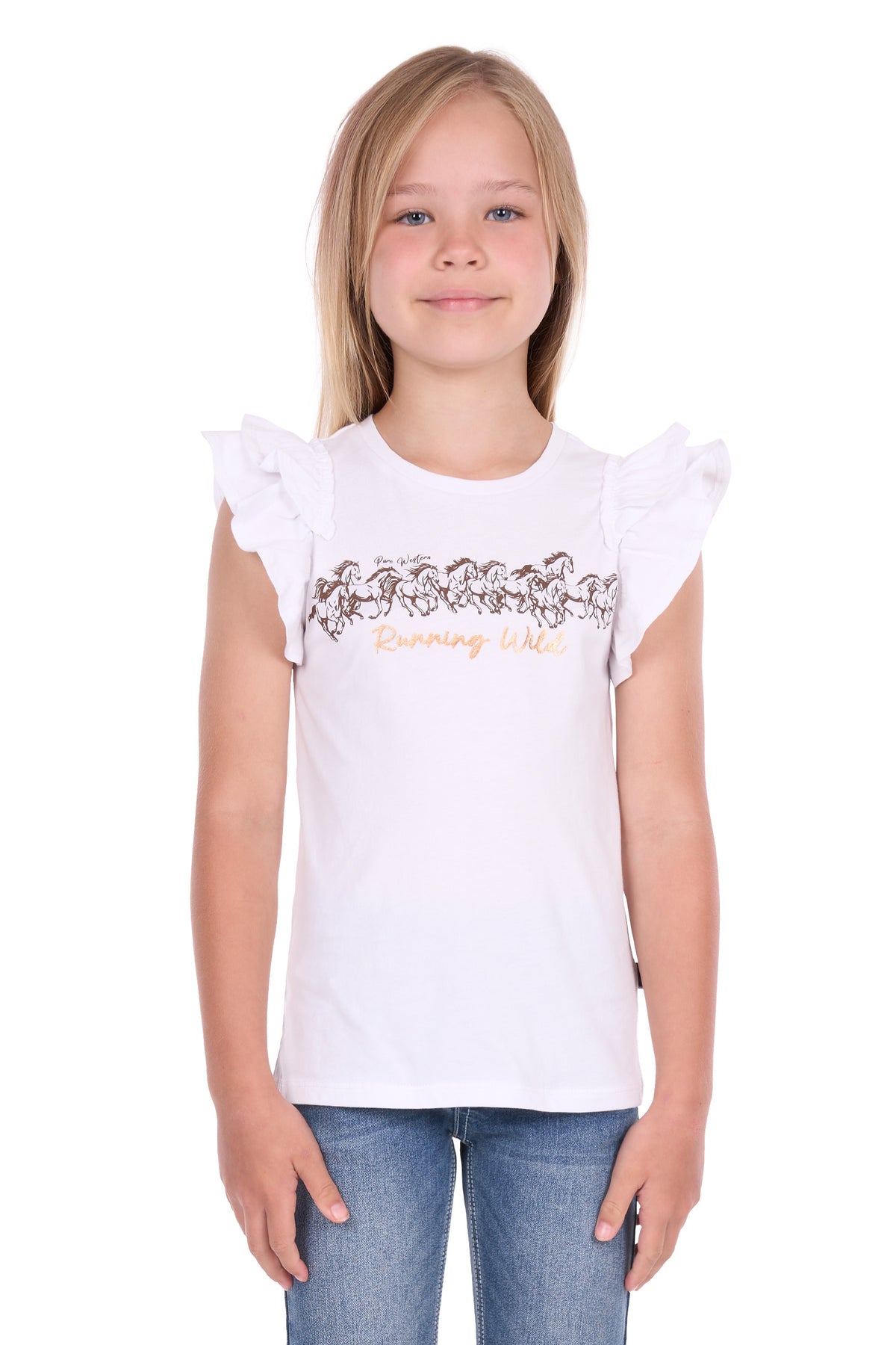 Pure Western Girls Harper Short Sleeve Tee