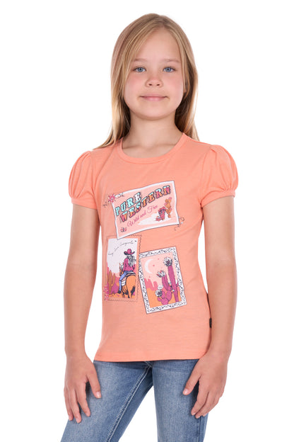 Pure Western Girls Lulu Short Sleeve Tee