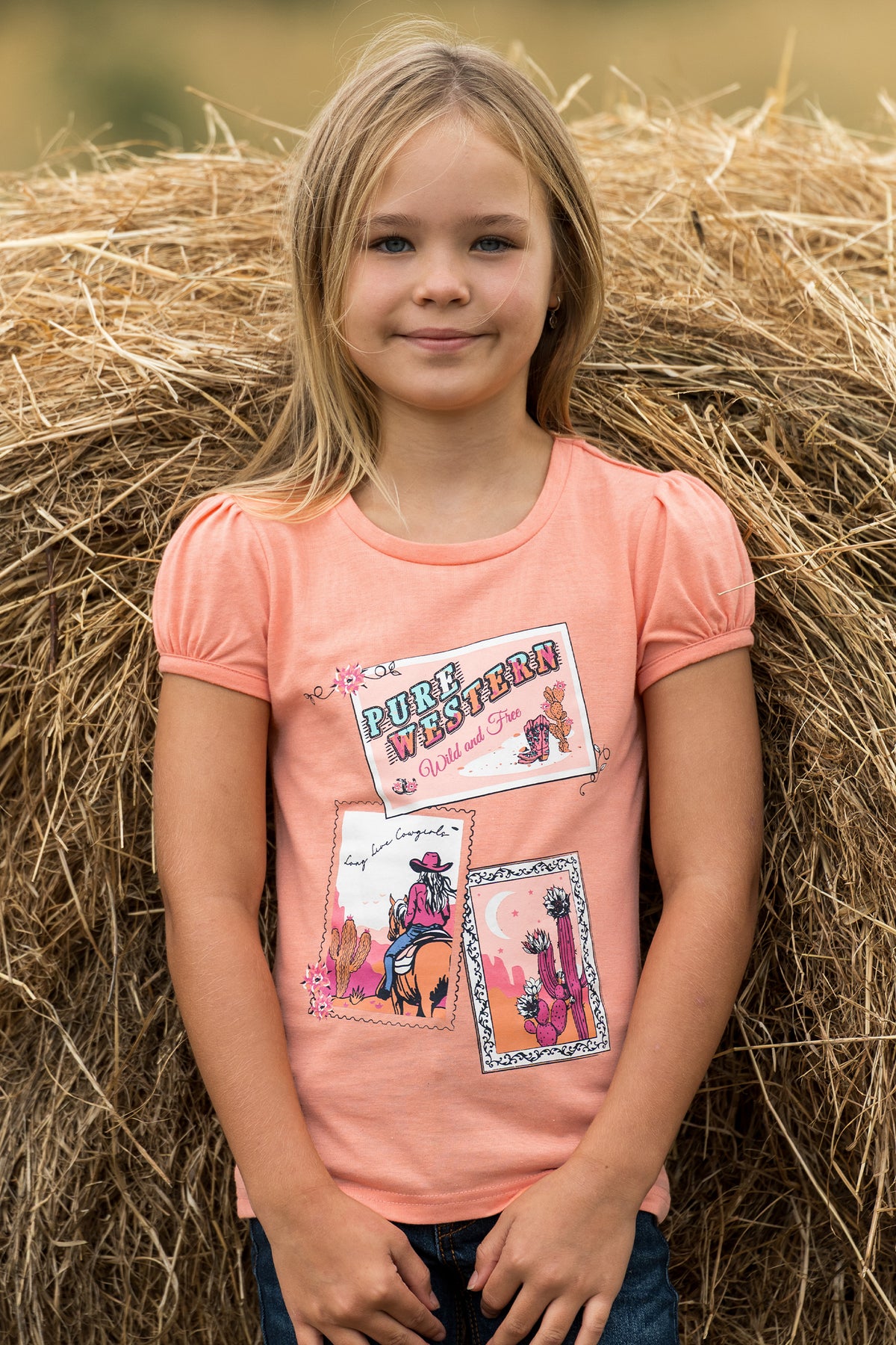 Pure Western Girls Lulu Short Sleeve Tee