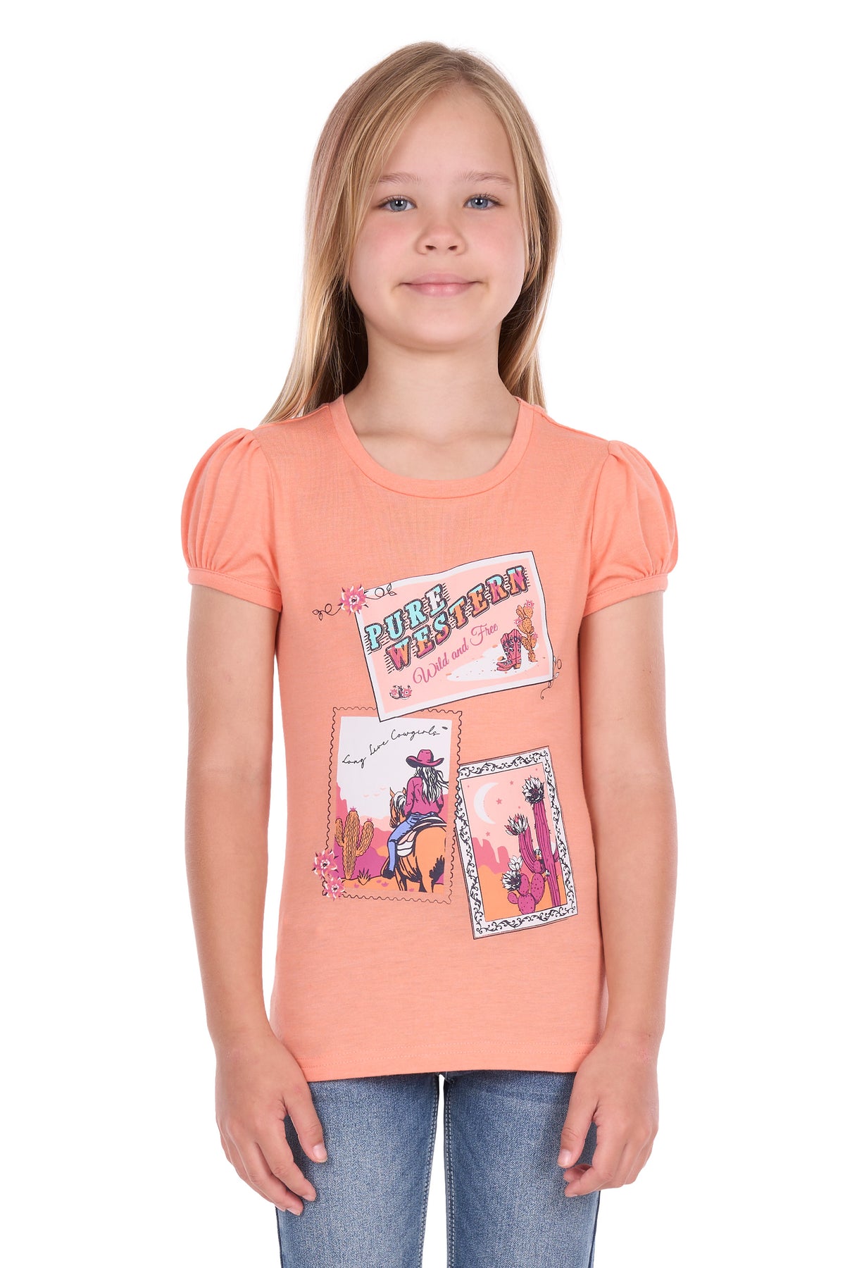 Pure Western Girls Lulu Short Sleeve Tee
