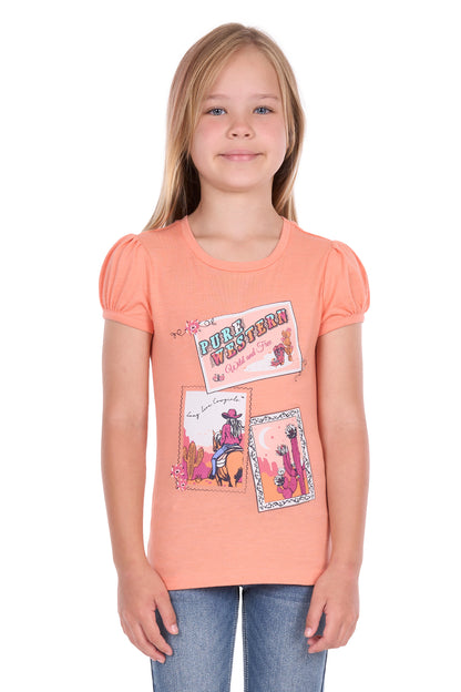 Pure Western Girls Lulu Short Sleeve Tee