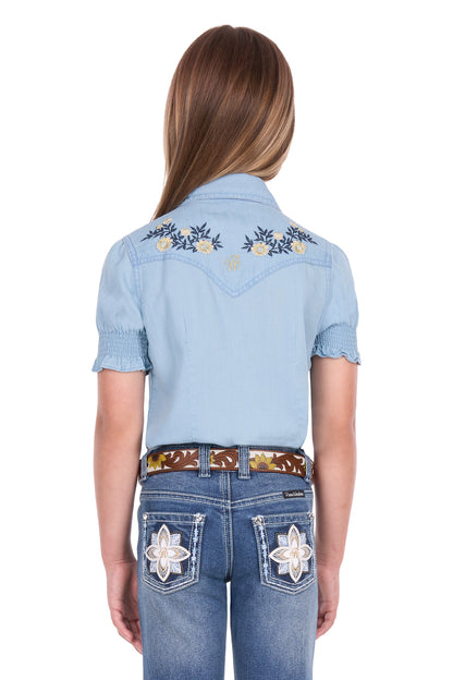 Pure Western Girls Martha Short Sleeve Shirt