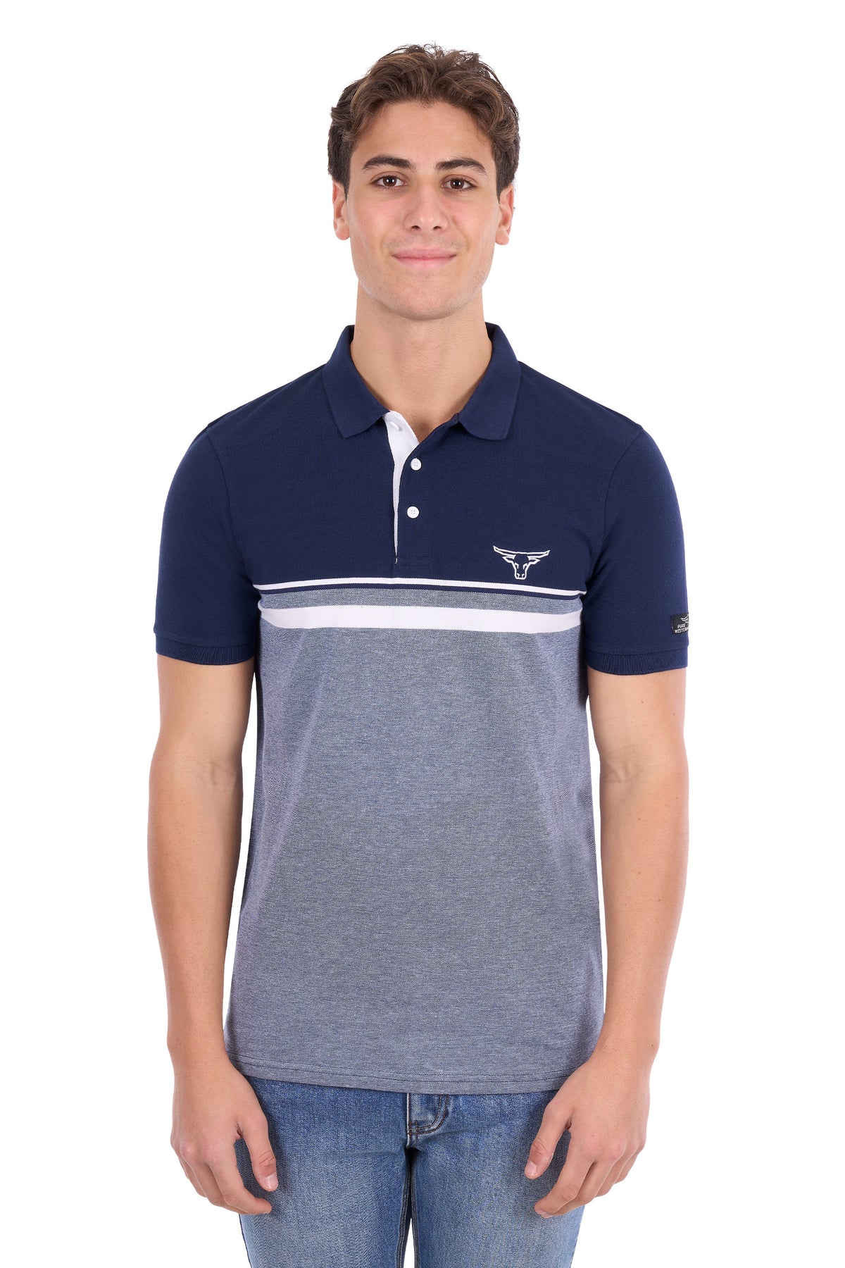 Pure Western Mens Dean Short Sleeve Polo