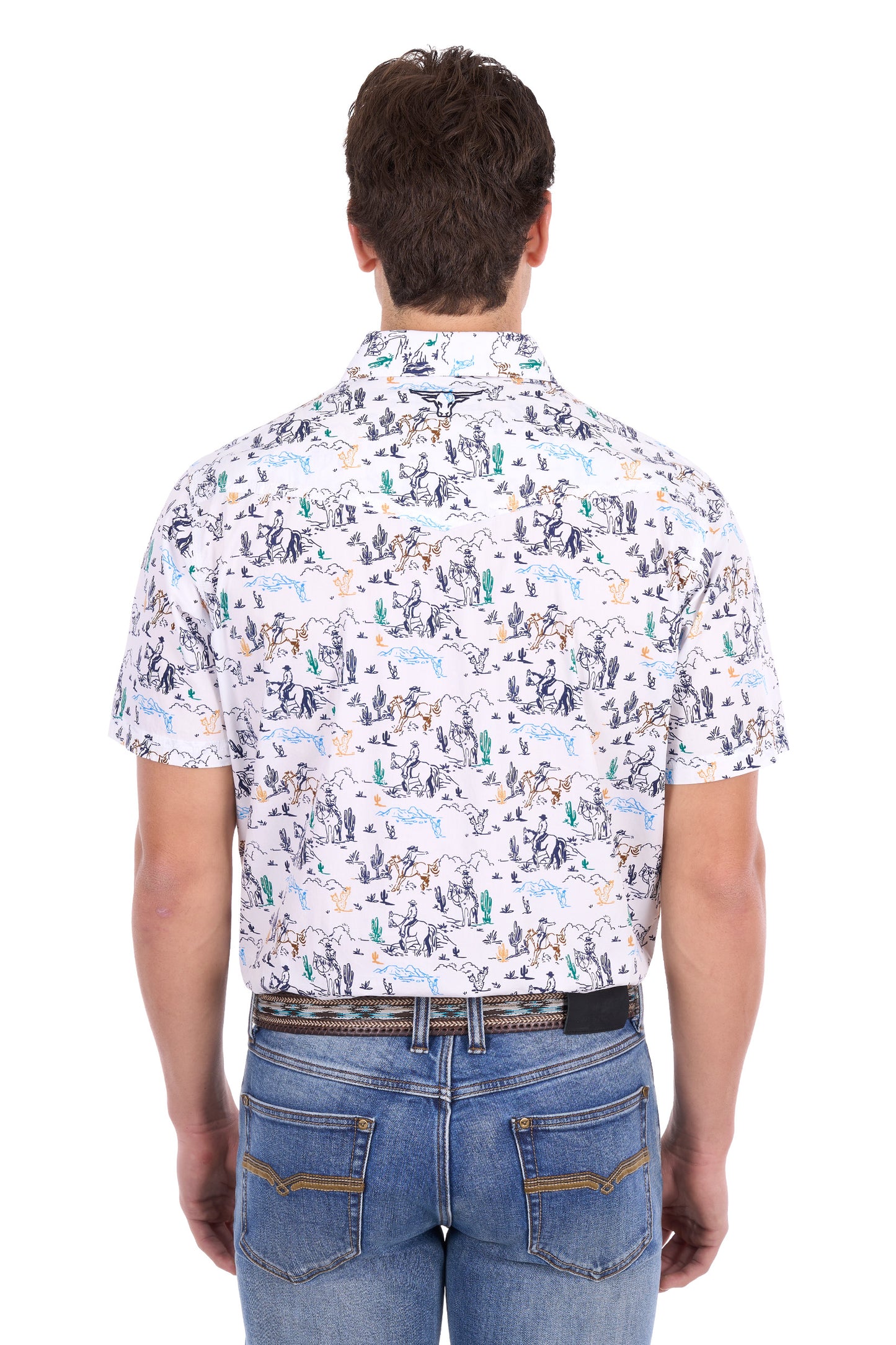 Pure Western Mens Mike Short Sleeve Shirt