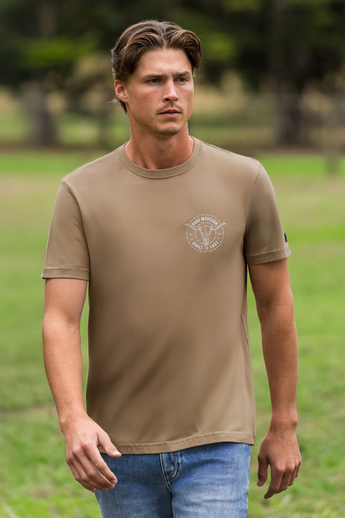 Pure Western Mens Walker Short Sleeve Tee